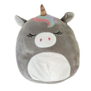 Squishmallows Teresa Sleeping‎ Unicorn - Gray